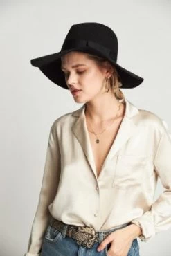 Hatte - Brixton Piper (sort) 6 Hatte - Brixton Piper (sort) -Mode Hat piper hat 00171 bkblk 14