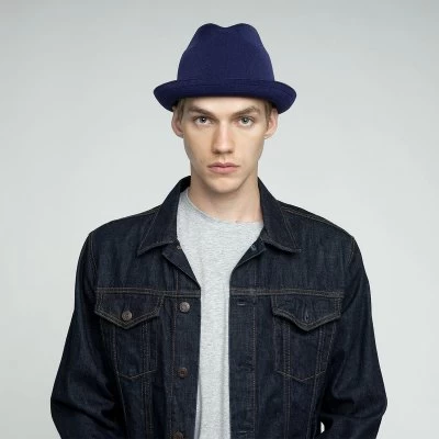 Hatte - Kangol Tropic Player (marineblå) 3 Hatte - Kangol Tropic Player (marineblå) - Billede 3