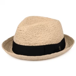 Hatte - Jaxon Saybrook Raffia Trilby Hat (natur)