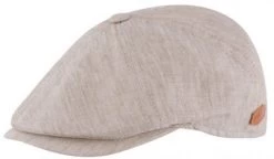 Sixpence / Flat Cap - MJM Rebel Organic Linen (beige)