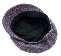 Caps - CTH Ericson Regina Boucle (blå Mix) -Mode Hat reginaboucleblue3