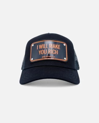 Caps - John Hatter - I Will Make You Rich - Aluminium Edition (sort) 2 Caps - John Hatter - I Will Make You Rich - Aluminium Edition (sort) - Billede 2