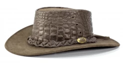 Hatte - Jacaru Salty Croc Print (brun)