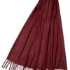 Halstørklæder - Gårda Soft Tassel Scarf (Burgundy)