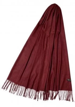 Halstørklæder - Gårda Soft Tassel Scarf (Burgundy)