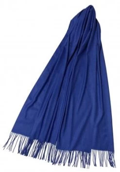 Halstørklæder - Gårda Soft Tassel Scarf (Royal Blue)