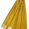 Halstørklæder - Gårda Soft Tassel Scarf (Mustard)