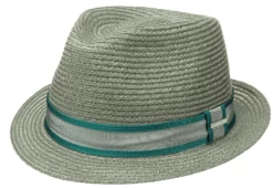 Hatte - Stetson Abaca Trilby (turkis)