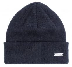 Huer - Sätila Söder Lambswool Beanie (mørkeblå)