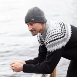 Huer - Sätila Söder Lambswool Beanie (mørkegrå) -Mode Hat soder grey