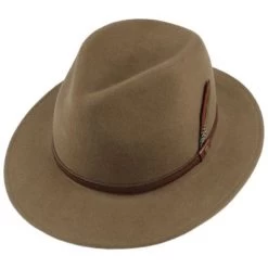 Hatte - Stetson Rantoul Traveller Woolfelt (brun) -Mode Hat stetson rantoul traveller woolfelt brown 1
