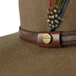 Hatte - Stetson Rantoul Traveller Woolfelt (brun) -Mode Hat stetson rantoul traveller woolfelt brown 3