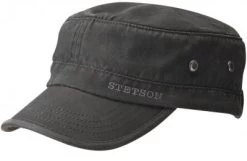 Sixpence / Flat Cap - Stetson Army Cap (sort)