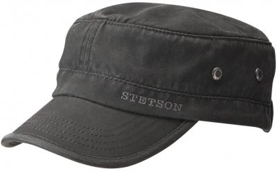 Sixpence / Flat Cap - Stetson Army Cap (sort) 1 Sixpence / Flat Cap - Stetson Army Cap (sort)