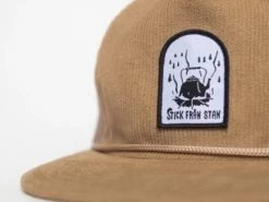 Caps - Lemmelkaffe Stickan Cord Trucker Cap (Begie) -Mode Hat stickan3 69626