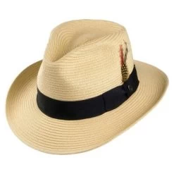Hatte - Jaxon Summer C-Crown Fedora (natur)