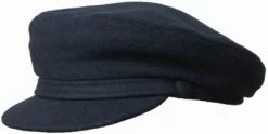 Fiddler Cap - Gårda Tortoli Wool (marineblå)