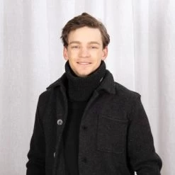 Kraver - Sätila Gråbo Lambswool Tube (mørkegrå) -Mode Hat tube