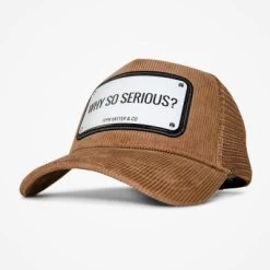 Caps - John Hatter - Why So Serious Corduroy - Aluminium Edition (Brun)