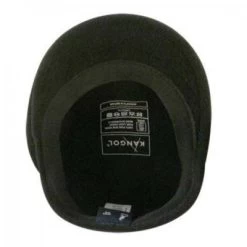 Sixpence / Flat Cap - Kangol Wool 504 (sort) -Mode Hat wool504black4