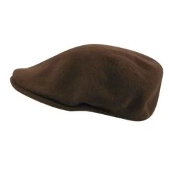 Sixpence / Flat Cap - Kangol Wool 504 (brun)