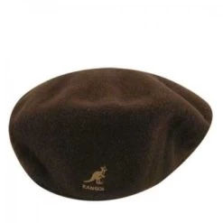 Sixpence / Flat Cap - Kangol Wool 504 (brun) -Mode Hat wool504tobacco3
