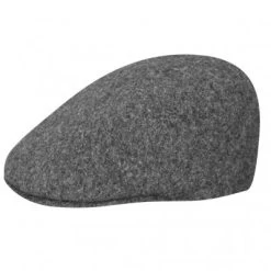 Sixpence / Flat Cap - Kangol Seamless Wool 507 (grå)