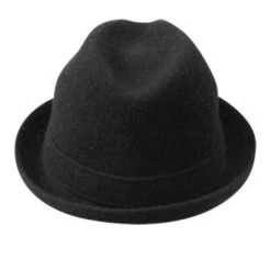 Hatte - Kangol Wool Player (sort) -Mode Hat woolplayersvart4