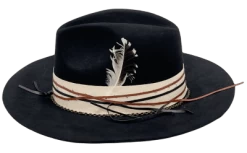 Hatte - Gårda Preston Fedora (sort)