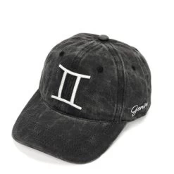 Caps - Gårda Zodiac Sign Gemini (sort) -Mode Hat zodiacsignsgemini keps cap 03