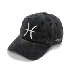 Caps - Gårda Zodiac Sign Pisces (sort) -Mode Hat zodiacsignspisces keps cap 03